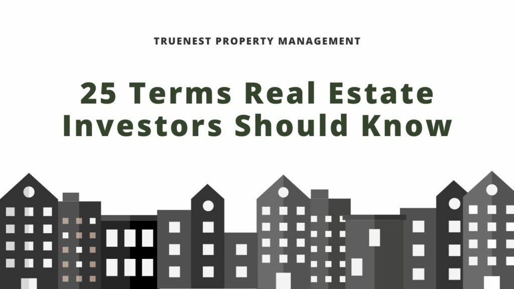 25 Terms Real Estate Investors Should Know